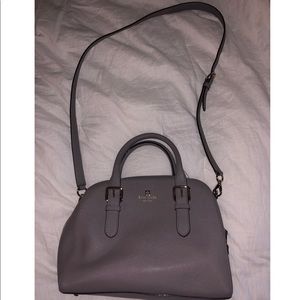 kate spade grey shoulder bag